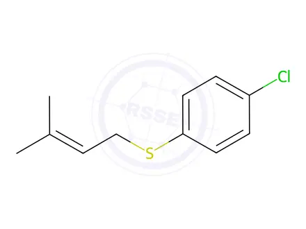Chemical structure of (4-Chlorophenyl)(3-methylbut-2-en-1-yl)sulfane