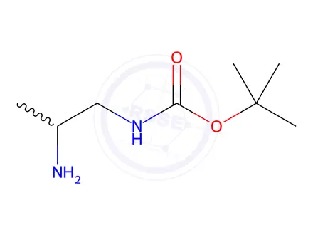 Chemical structure of (2-Aminopropyl)carbamic Acid tert-Butyl Ester