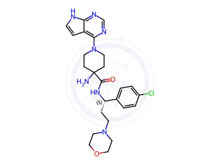 Chemical structure of Capivasertib Impurity 55