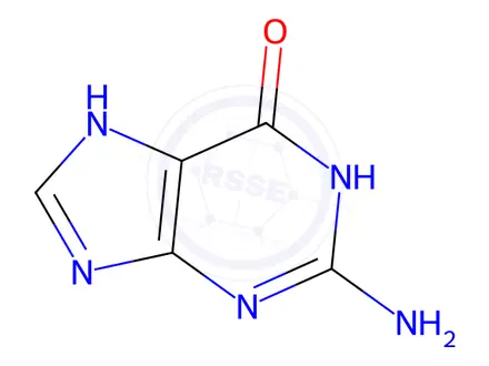 Chemical structure of Valaciclovir EP Impurity A