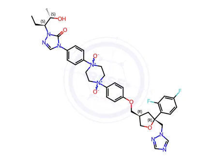 Chemical structure of Posaconazole N-Oxide Impurity 1