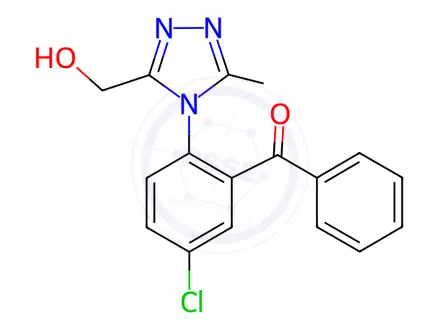 Chemical structure of Alprazolam EP Impurity B