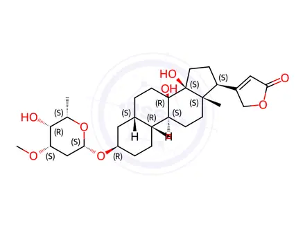 Chemical structure of 8-Hydroxyodoroside A