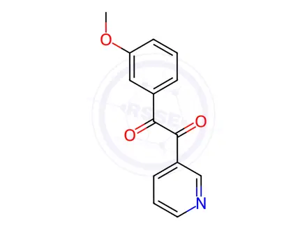 Chemical structure of 1-(3-METHOXYPHENYL)-2-(PYRIDIN-3-YL)ETHANE-1,2-DIONE