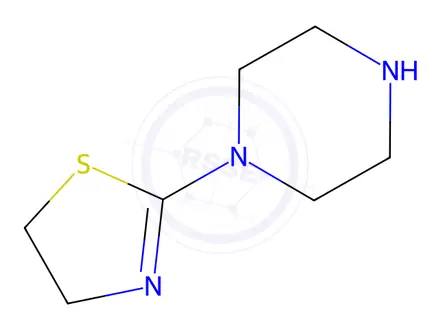 Chemical structure of 1-(4,5-dihydro-1,3-thiazol-2-yl)piperazine dihydrochloride
