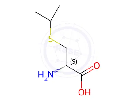 Chemical structure of L-S-T-BUTYLCYSTEINE