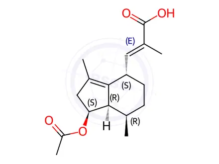 Chemical structure of Valerenic Acid Impurity 1