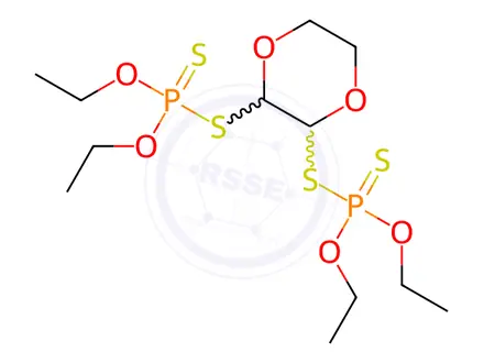 Chemical structure of Dioxathion