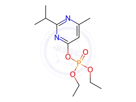 Chemical structure of Diazinon Impurity 6 (Diazoxon)