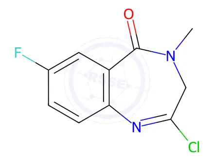 Chemical structure of Flumazenil Impurity 7