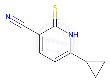 Chemical structure of 6-Cyclopropyl-2-mercaptonicotinonitrile