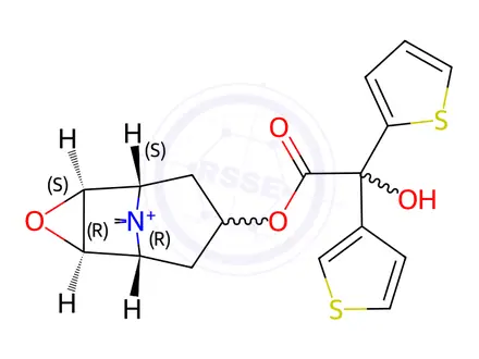Chemical structure of Tiotropium Bromide Impurity 11