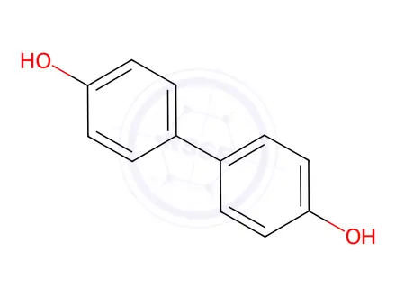 Chemical structure of 4,4‘-Biphenol