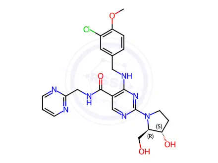 Chemical structure of Avanafil Impurity 90