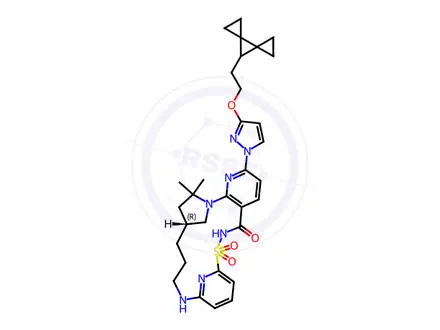 Chemical structure of Vanzacaftor Impurity 1