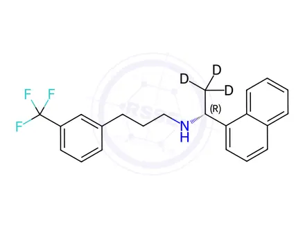 Chemical structure of (R)-Cinacalcet-D3
