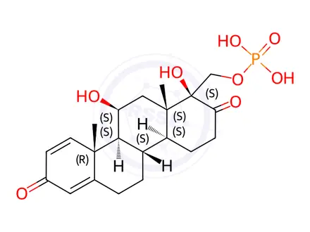 Chemical structure of Prednisolone Impurity 26
