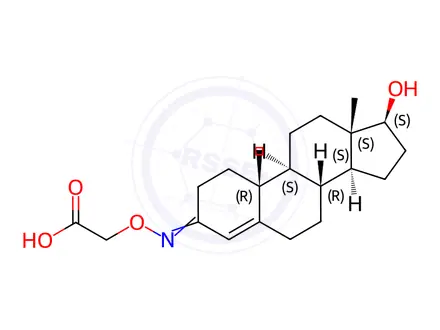 Chemical structure of Testosterone Impurity 17