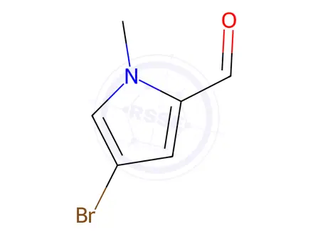 Chemical structure of 4-Bromo-1-methyl-1h-pyrrole-2-carbaldehyde