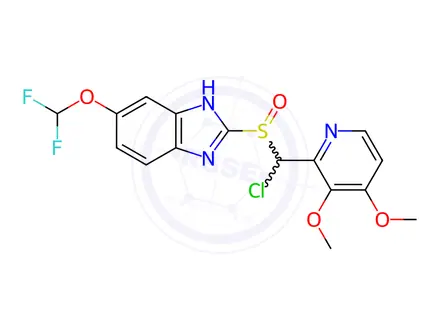 Chemical structure of Pantoprazole impurity 6