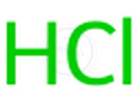 Chemical structure of Hydrochloric acid solution for volumetric analysis,in methanol,c(HCl)=0.05mol/L(0.05N)