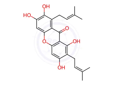 Chemical structure of Xanthone Impurity 114