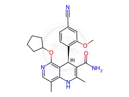 Chemical structure of Finerenone Impurity 18