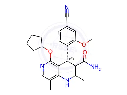 Chemical structure of Finerenone Impurity 17