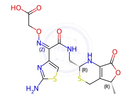 Chemical structure of Cefixime Impurity 70