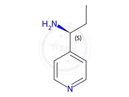 Chemical structure of (S)-1-(Pyridin-4-yl)propan-1-amine dihydrochloride