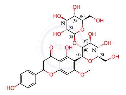 Chemical structure of Spinosin