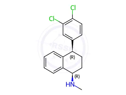 Chemical structure of Sertraline EP Impurity G HCl