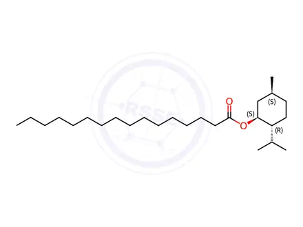 Chemical structure of (1S,2R,5S)-(+)-Menthyl Palmitate