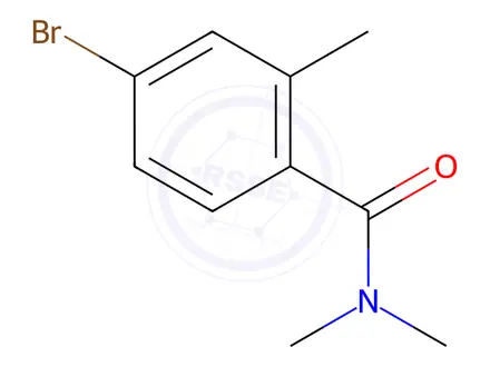 Chemical structure of 4-Bromo-N,N,2-trimethylbenzamide