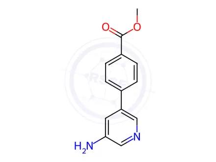 Chemical structure of Methyl 4-(5-aminopyridin-3-yl)benzoate