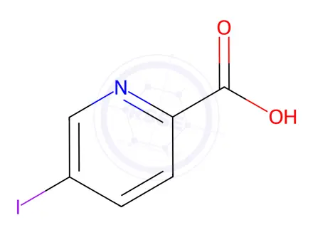 Chemical structure of 5-Iodopicolinic Acid