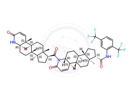 Chemical structure of Dutasteride Impurity I