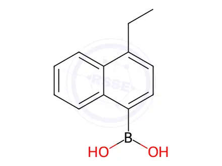 Chemical structure of (4-Ethylnaphthalen-1-yl)boronic acid