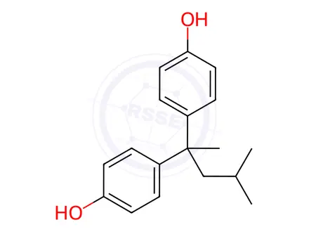 Chemical structure of 2,2-Bis(4-hydroxyphenyl)-4-methylpentane