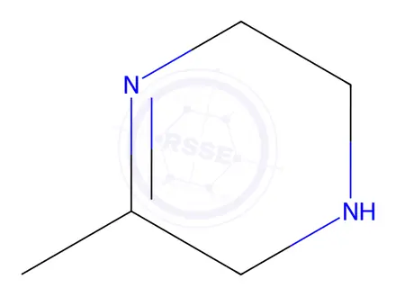 Chemical structure of Pyrazine, 1,2,3,6-tetrahydro-5-Methyl-
