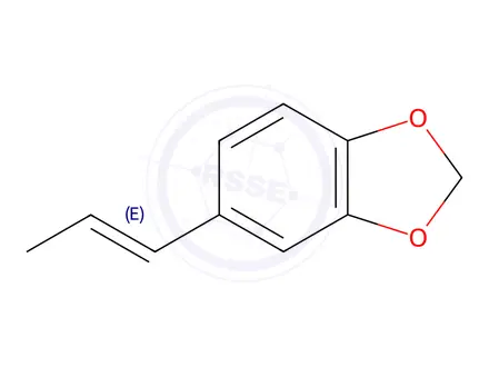 Chemical structure of Isosafrole