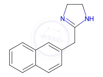 Chemical structure of 2-(Naphthalen-2-ylmethyl)-4,5-dihydro-1H-imidazole