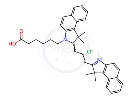 Chemical structure of Cyanine 3.5 free acid