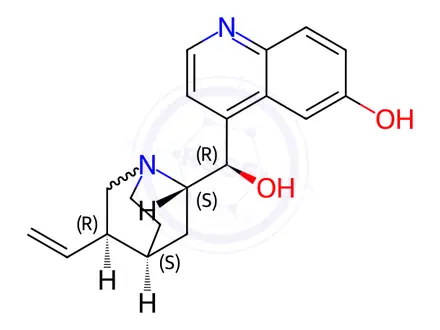 Chemical structure of O-Desmethyl Quinine