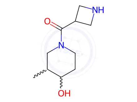 Chemical structure of Azetidin-3-yl(4-hydroxy-3-methylpiperidin-1-yl)methanone