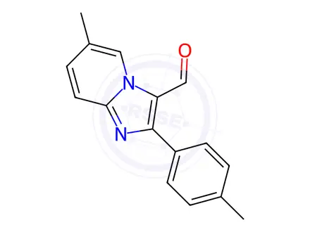 Chemical structure of Zolpidem Aldehyde