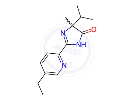 Chemical structure of Imazethapyr Impurity 11 (3-Descarboxy Imazethapyr)