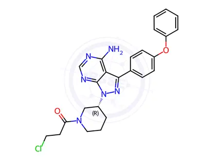 Chemical structure of Ibrutinib Impurity 5