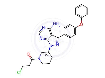 Chemical structure of Ibrutinib Impurity 35