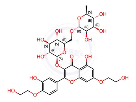 Chemical structure of Troxerutin Impurity 4